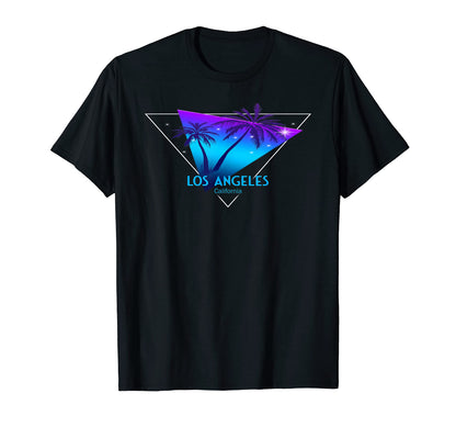 Los Angeles Ca California 80S 90S T-Shirt - Custom Art Print Men Women - T-Shirt, Sweatshirt, Hoodie