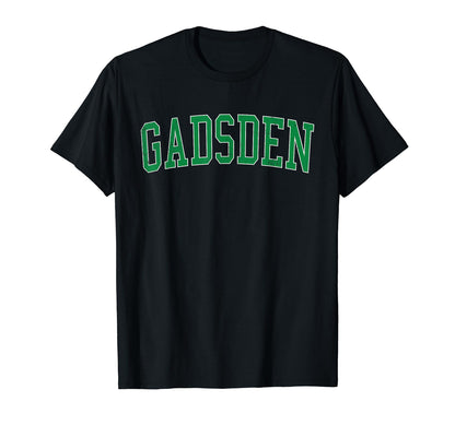 Gadsden Al Distressed Green Varsity T-Shirt - Minimalist Print Unisex - T-Shirt, Sweatshirt, Hoodie