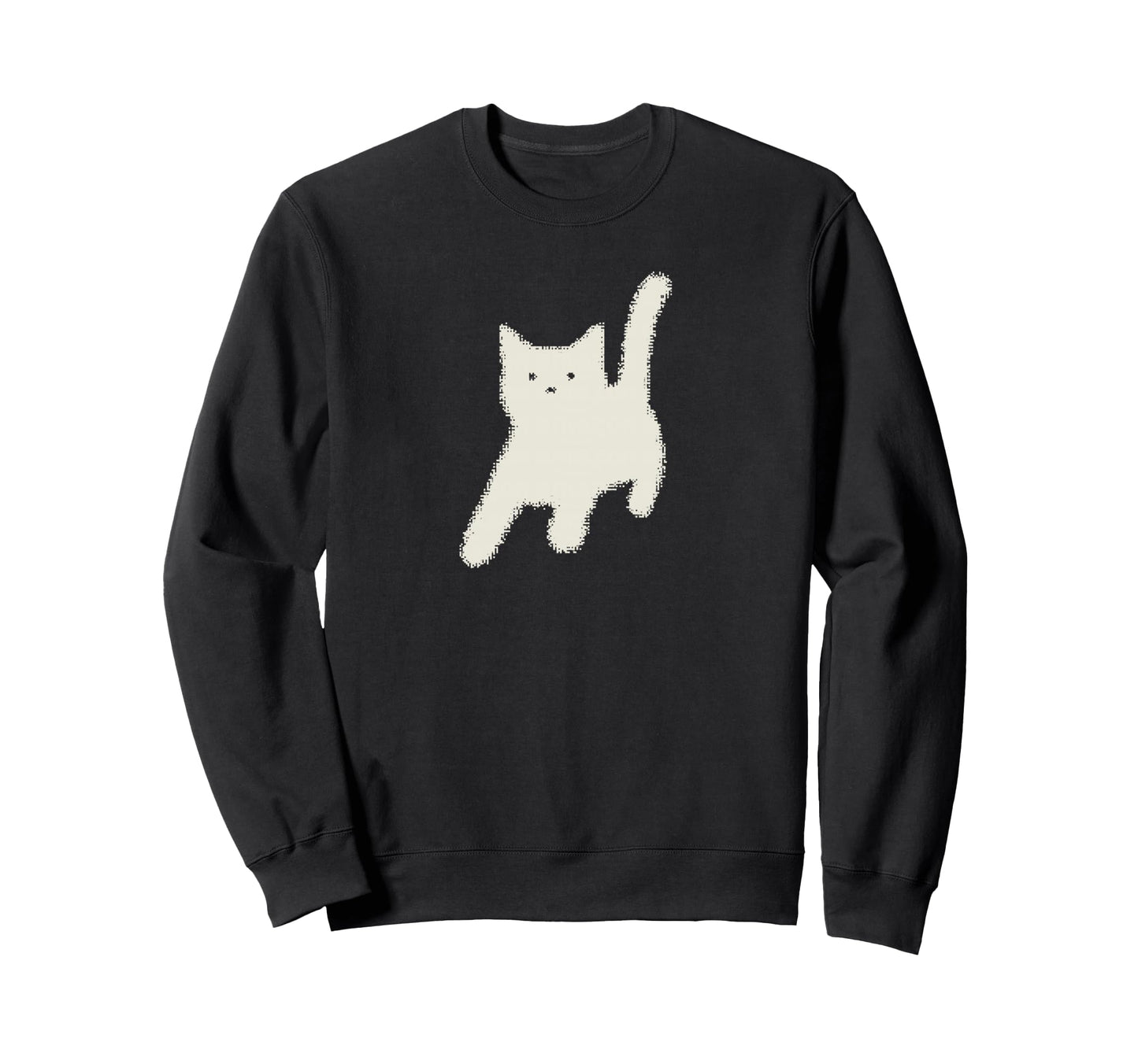 Y2K Cat Scary Back Tomcat 90S 80S Sweatshirt - Novelty Apparel for Adults - T-Shirt, Sweatshirt, Hoodie