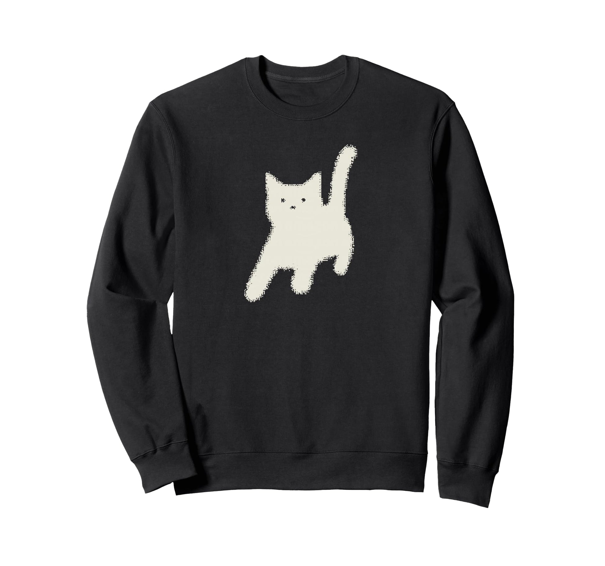 Y2K Cat Scary Back Tomcat 90S 80S Sweatshirt - Novelty Apparel for Adults - T-Shirt, Sweatshirt, Hoodie