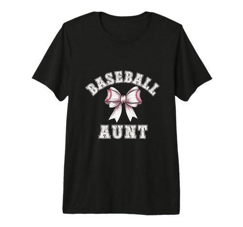 Coquette Baseball Aunt Bow Game Day Tri T-Shirt - Trendy Graphic Men Women - T-Shirt, Sweatshirt, Hoodie