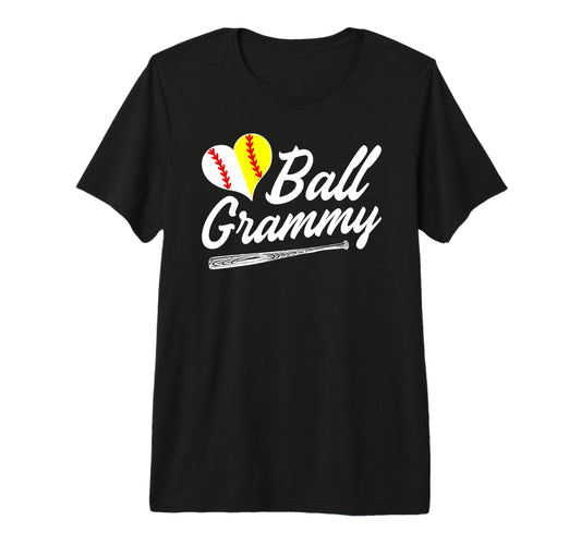 Ball Grammy Softball Baseball Grammy T-Shirt - Minimalist Print Men Women - T-Shirt, Sweatshirt, Hoodie