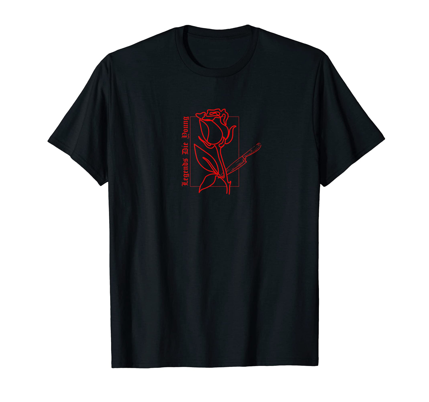 Red Gothic Aesthetic 90S Legends T-Shirt - Aesthetic Graphic for Adults - T-Shirt, Sweatshirt, Hoodie