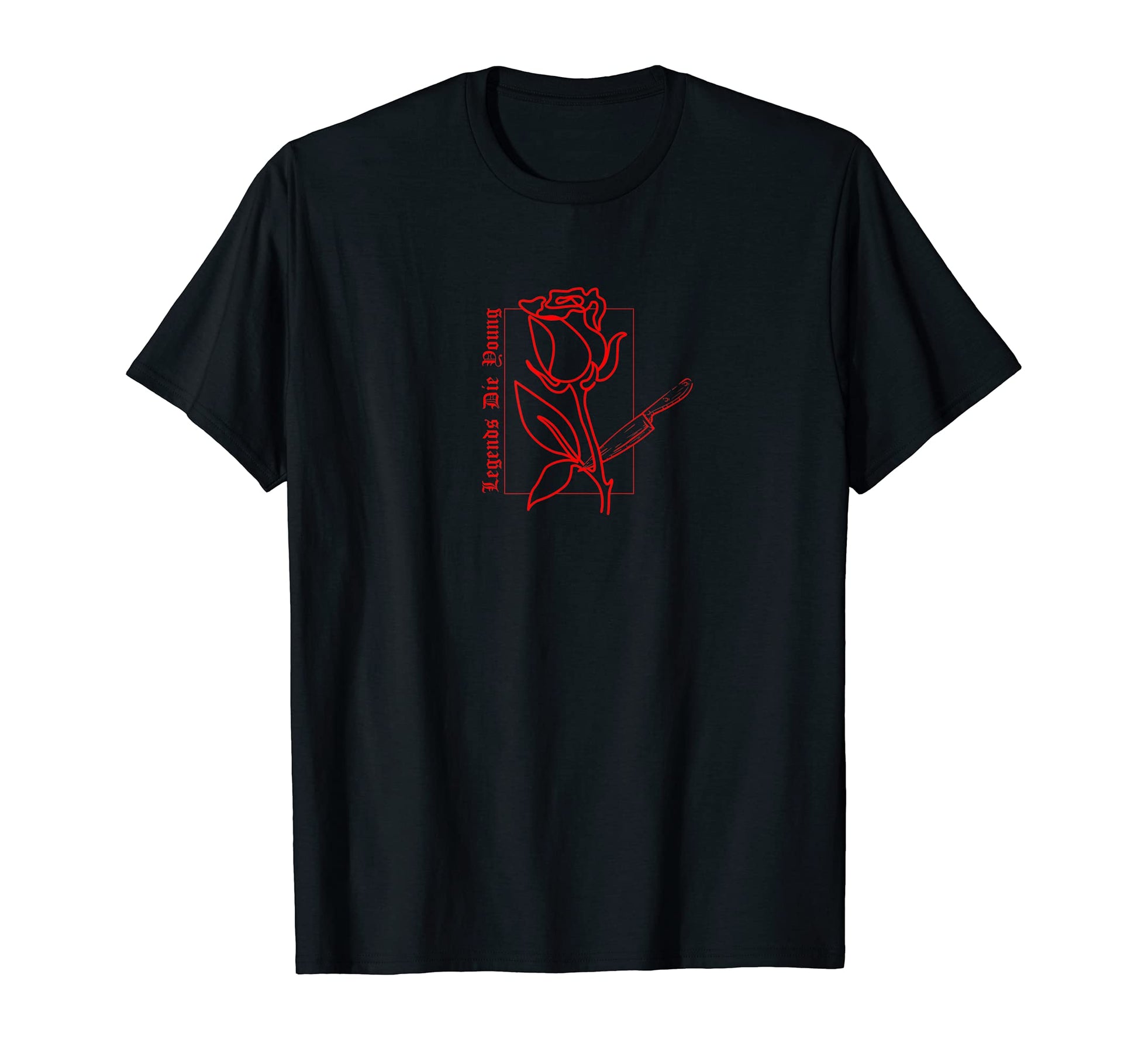 Red Gothic Aesthetic 90S Legends T-Shirt - Aesthetic Graphic for Adults - T-Shirt, Sweatshirt, Hoodie
