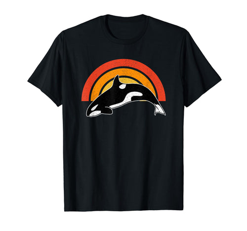 Orca Whale Funny Animal Rainbow T-Shirt - Trendy Graphic Unisex - T-Shirt, Sweatshirt, Hoodie