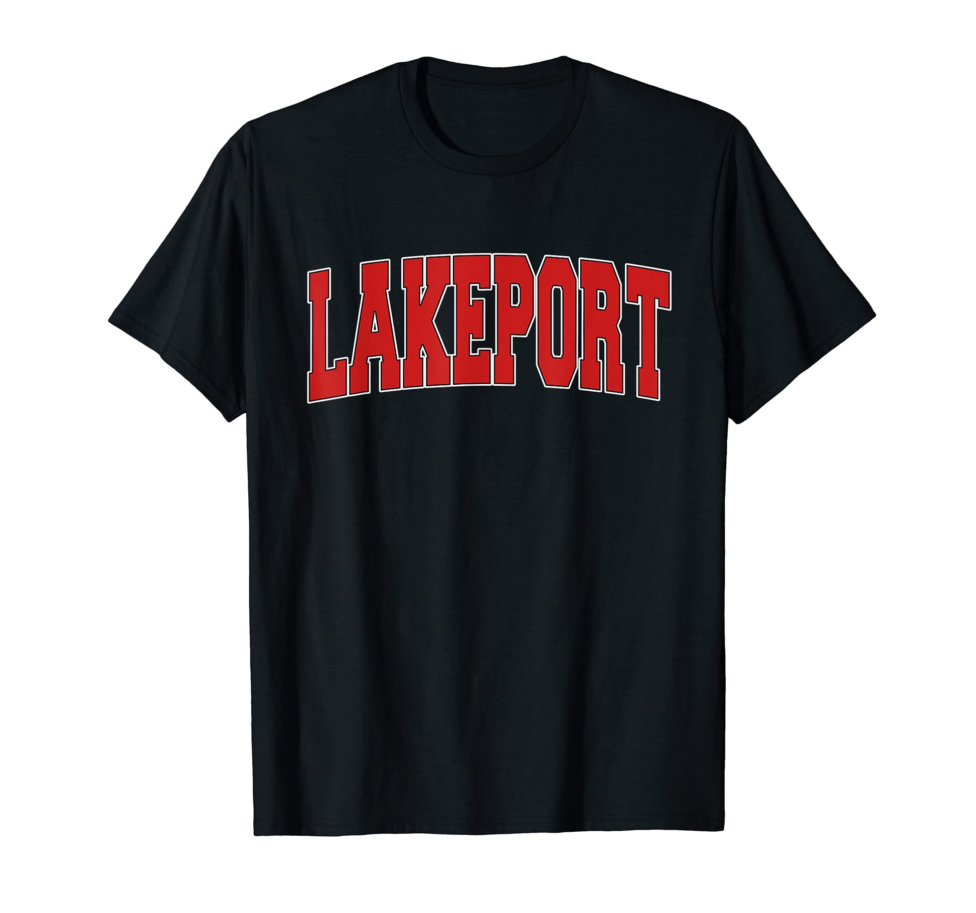 Lakeport Ca California Varsity Usa T-Shirt - Fun Novelty Design Unisex - T-Shirt, Sweatshirt, Hoodie