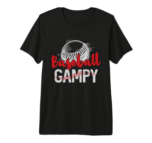 Mens Baseball Gampy Fathers Day Dad T-Shirt - Graphic Print Men Women - T-Shirt, Sweatshirt, Hoodie
