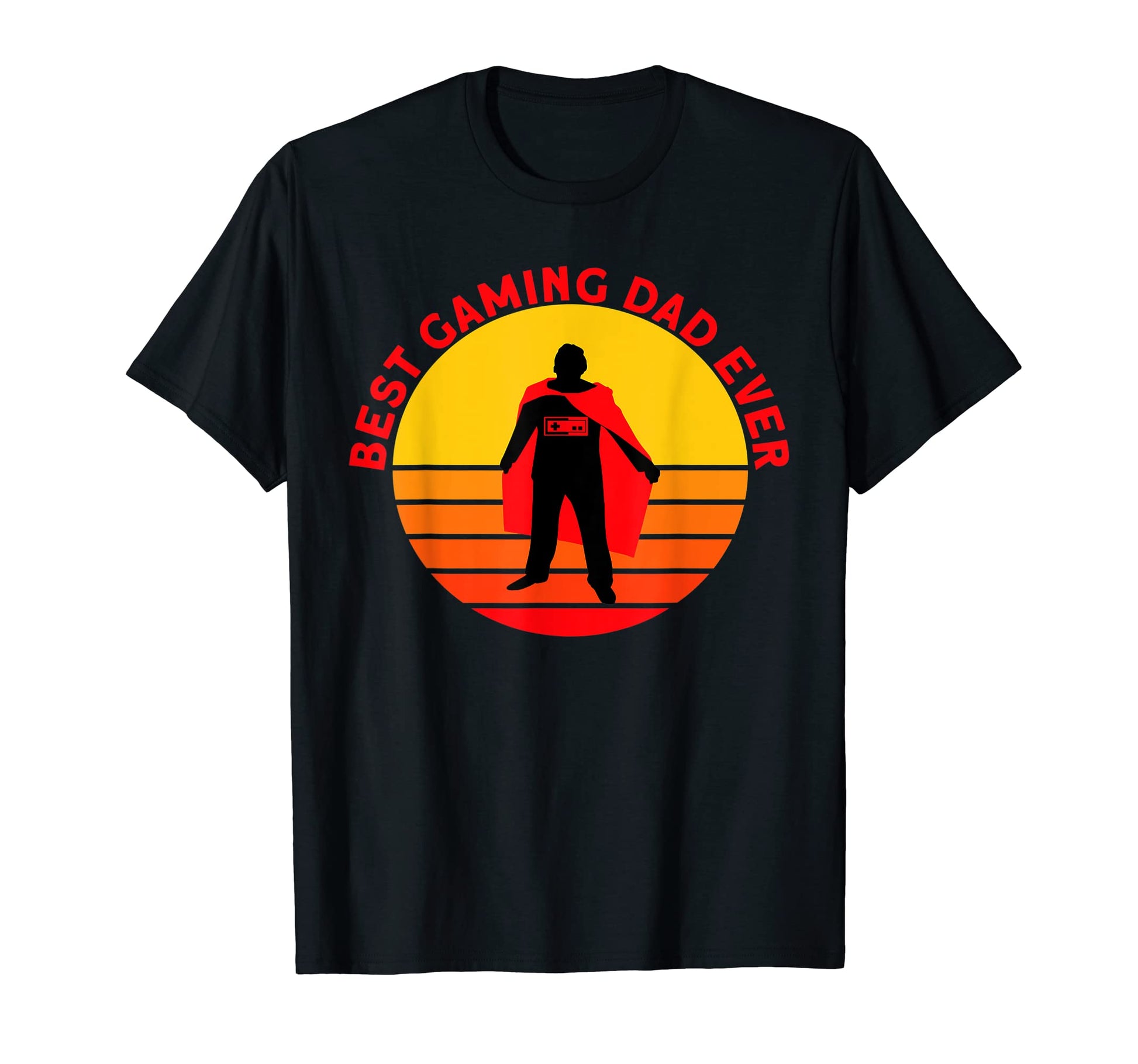 Best Gaming Dad Ever Superhero T-Shirt - Trendy Graphic Men Women - T-Shirt, Sweatshirt, Hoodie