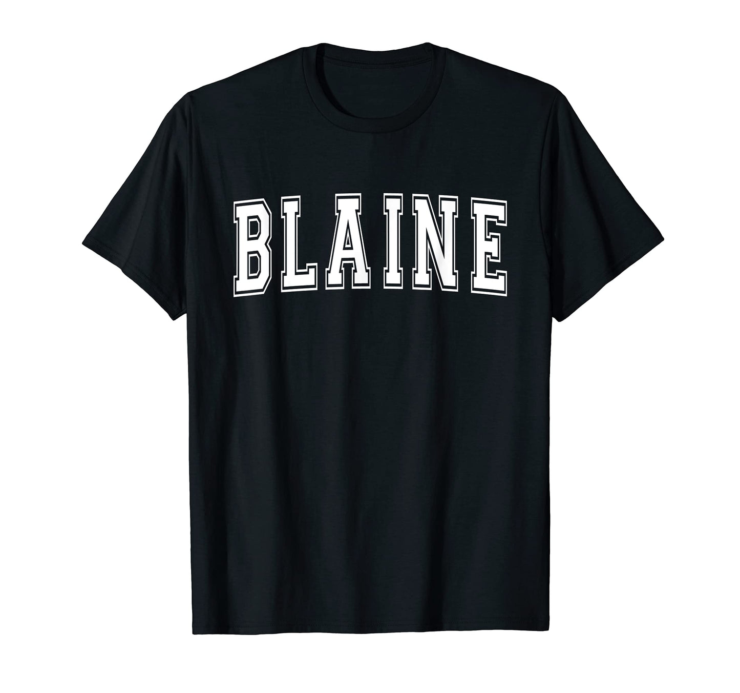 Blaine Mn Minnesota Usa Sports Varsity T-Shirt - Custom Art Print Men Women - T-Shirt, Sweatshirt, Hoodie