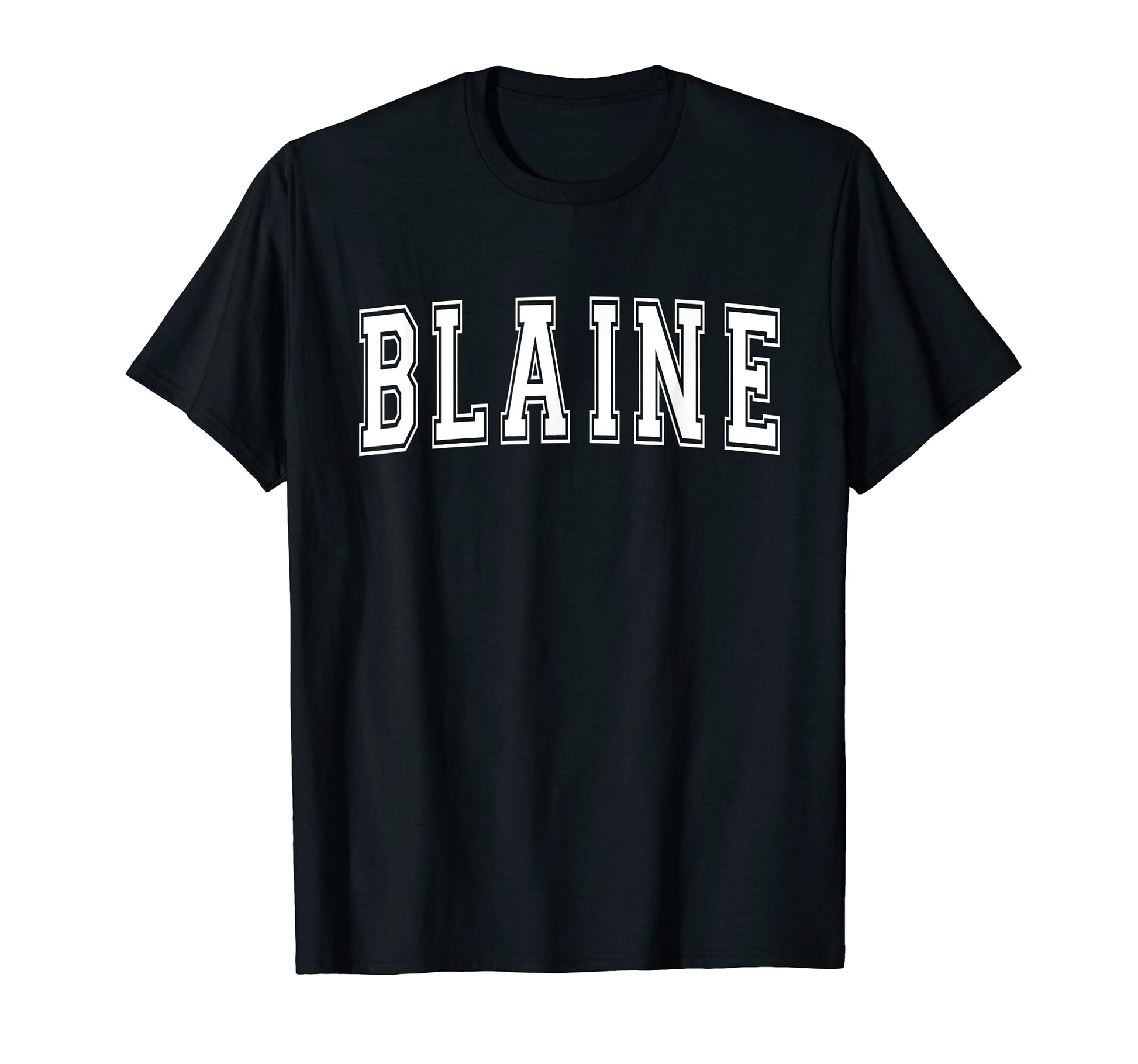 Blaine Mn Minnesota Usa Sports Varsity T-Shirt - Custom Art Print Men Women - T-Shirt, Sweatshirt, Hoodie