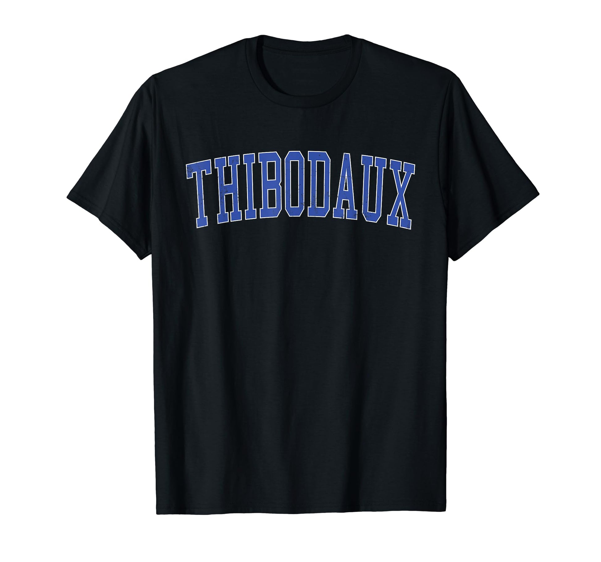 Thibodaux La Distressed Blue T-Shirt - Casual Everyday Wear for Adults - T-Shirt, Sweatshirt, Hoodie