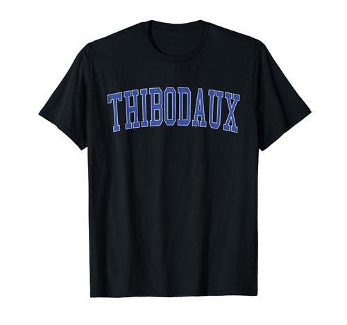 Thibodaux La Distressed Blue T-Shirt - Casual Everyday Wear for Adults - T-Shirt, Sweatshirt, Hoodie