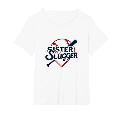 Baseball Sister Sister Slugger Sports T-Shirt - Graphic Print Men Women - T-Shirt, Sweatshirt, Hoodie