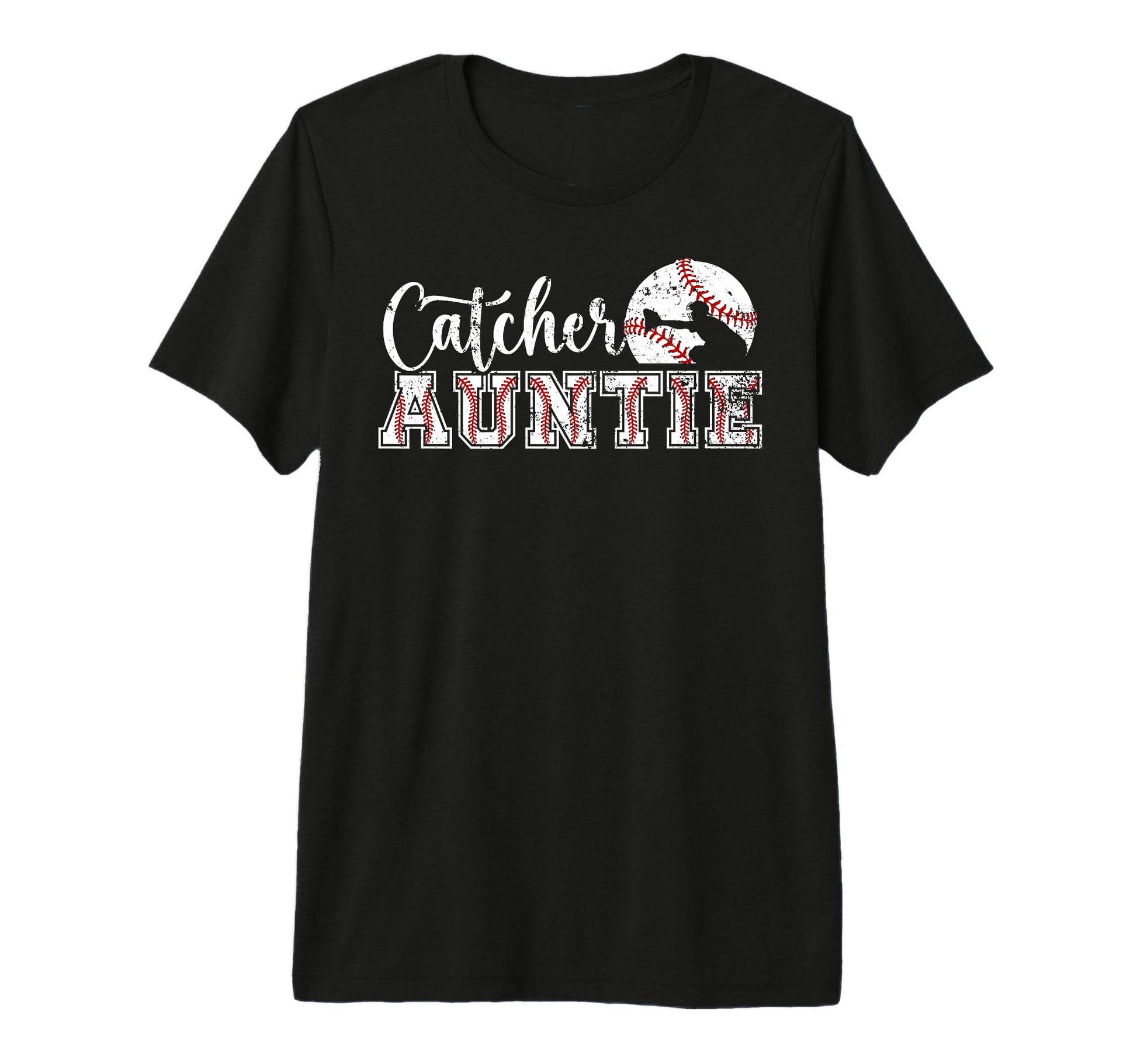 Baseball Catcher Aunt Best Aunt T-Shirt - Minimalist Print Men Women - T-Shirt, Sweatshirt, Hoodie