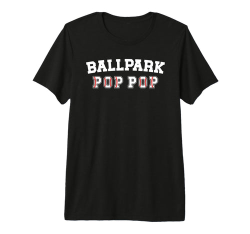 Mens Ballpark Pop Pop Baseball Pop Pop T-Shirt - Aesthetic Graphic Unisex - T-Shirt, Sweatshirt, Hoodie