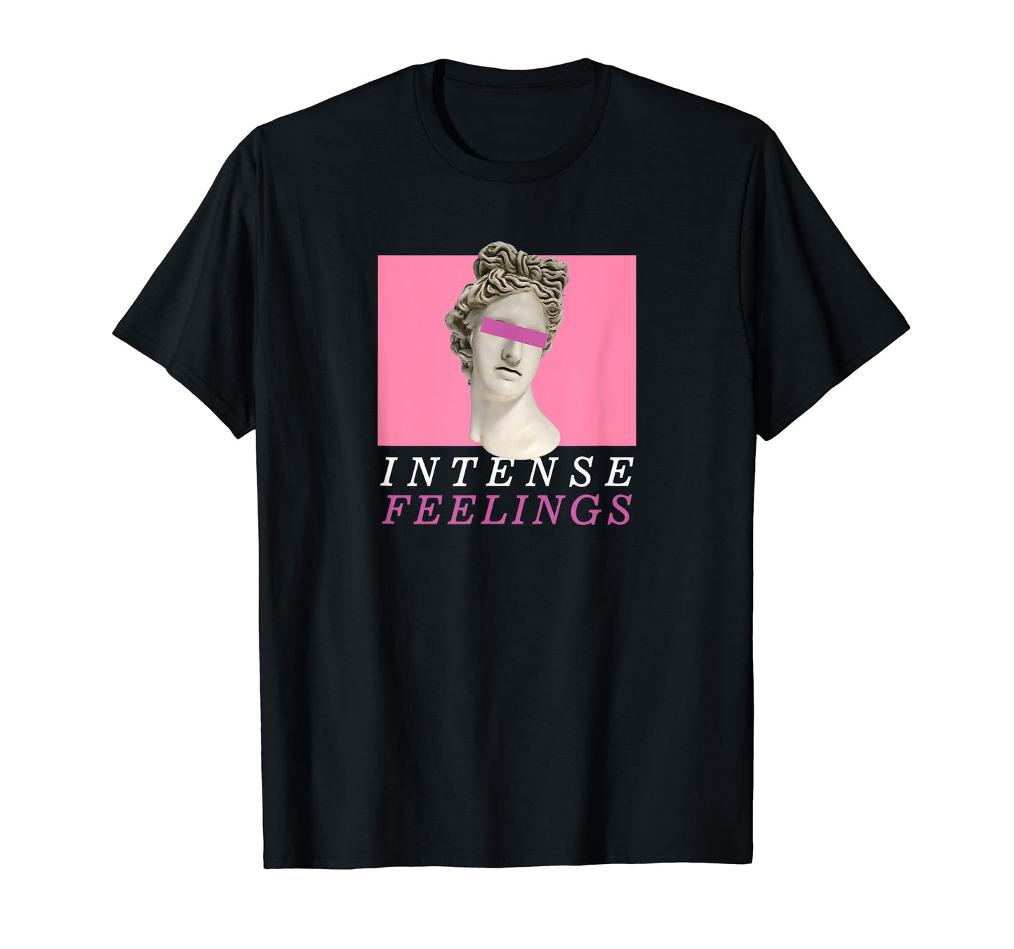 Intenses Feelings Statue Vaporwave T-Shirt - Aesthetic Graphic Unisex - T-Shirt, Sweatshirt, Hoodie