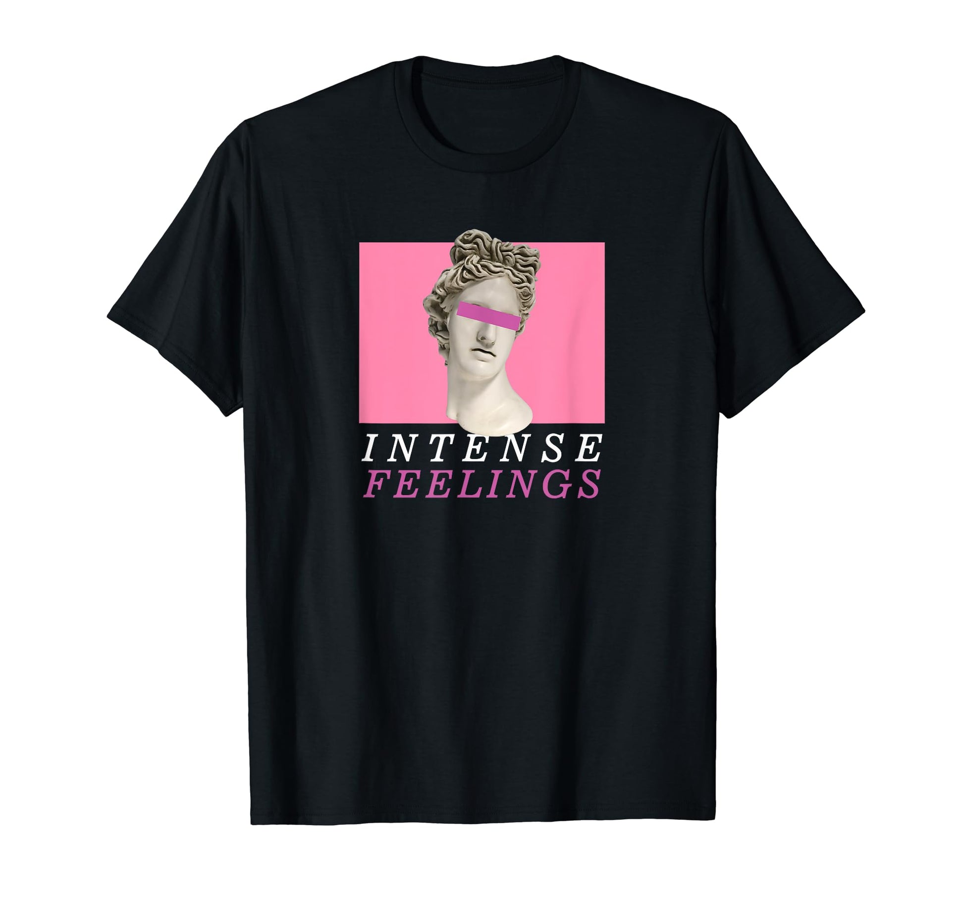 Intenses Feelings Statue Vaporwave T-Shirt - Aesthetic Graphic Unisex - T-Shirt, Sweatshirt, Hoodie