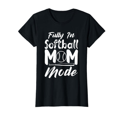 Softball Mom Mothers Day Baseball T-Shirt - Fun Novelty Design Unisex - T-Shirt, Sweatshirt, Hoodie