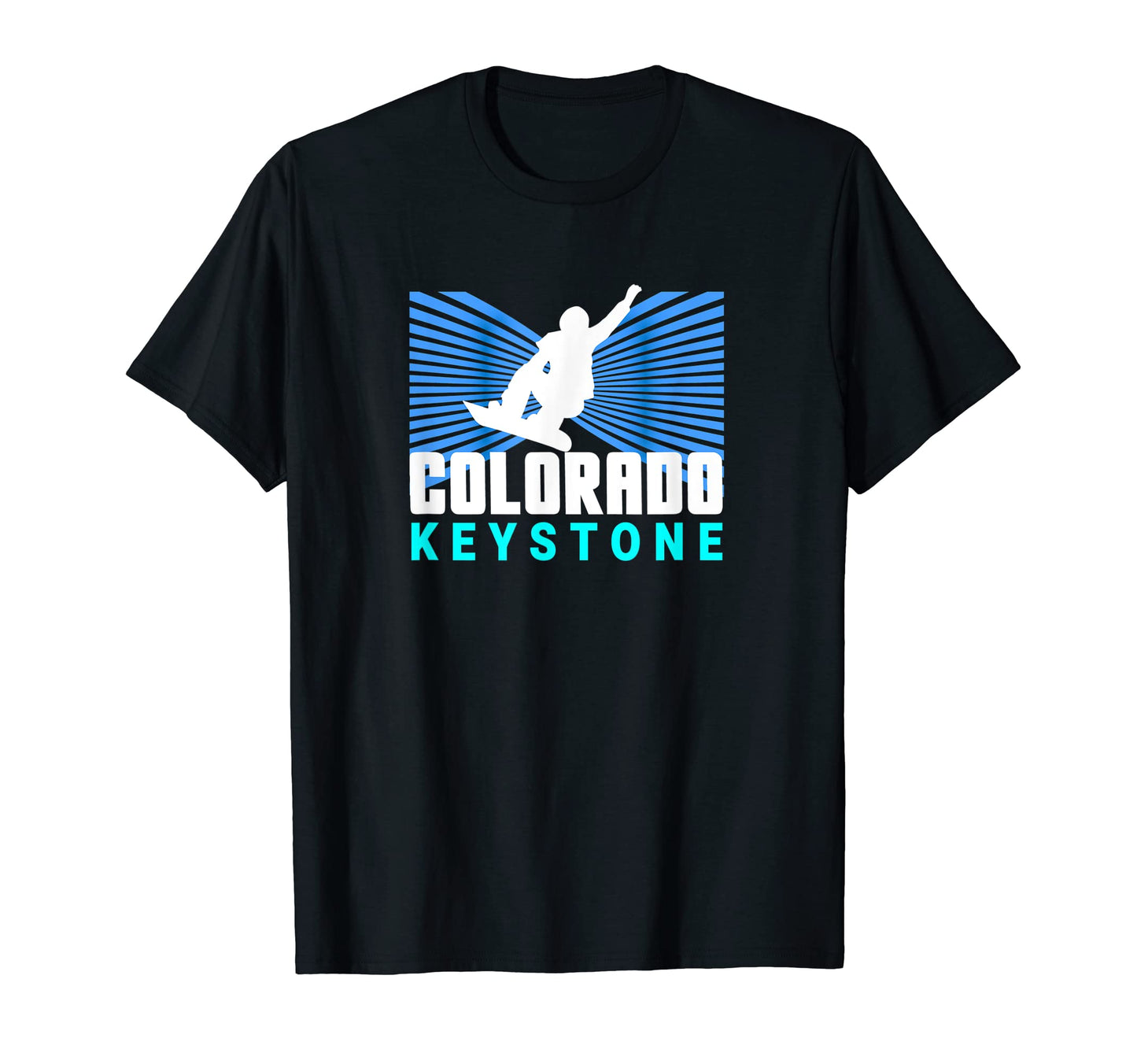 Snowboard Keystone Modern Stripes T-Shirt - Fun Novelty Design Men Women - T-Shirt, Sweatshirt, Hoodie