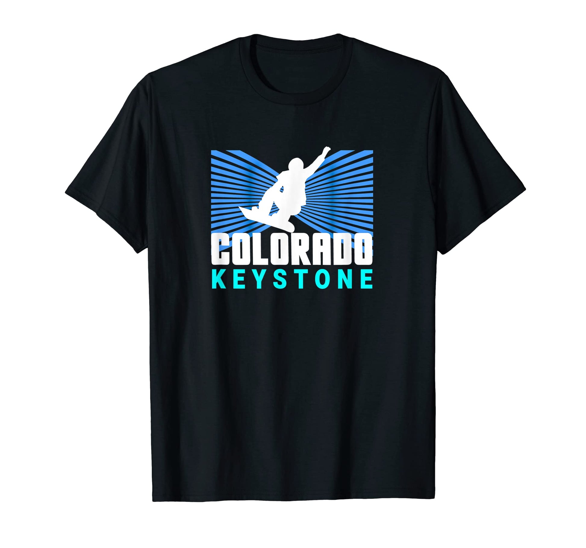 Snowboard Keystone Modern Stripes T-Shirt - Fun Novelty Design Men Women - T-Shirt, Sweatshirt, Hoodie