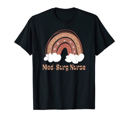 Med Surg Nurse Nursing Rn Groovy T-Shirt - Fun Novelty Design for Adults - T-Shirt, Sweatshirt, Hoodie