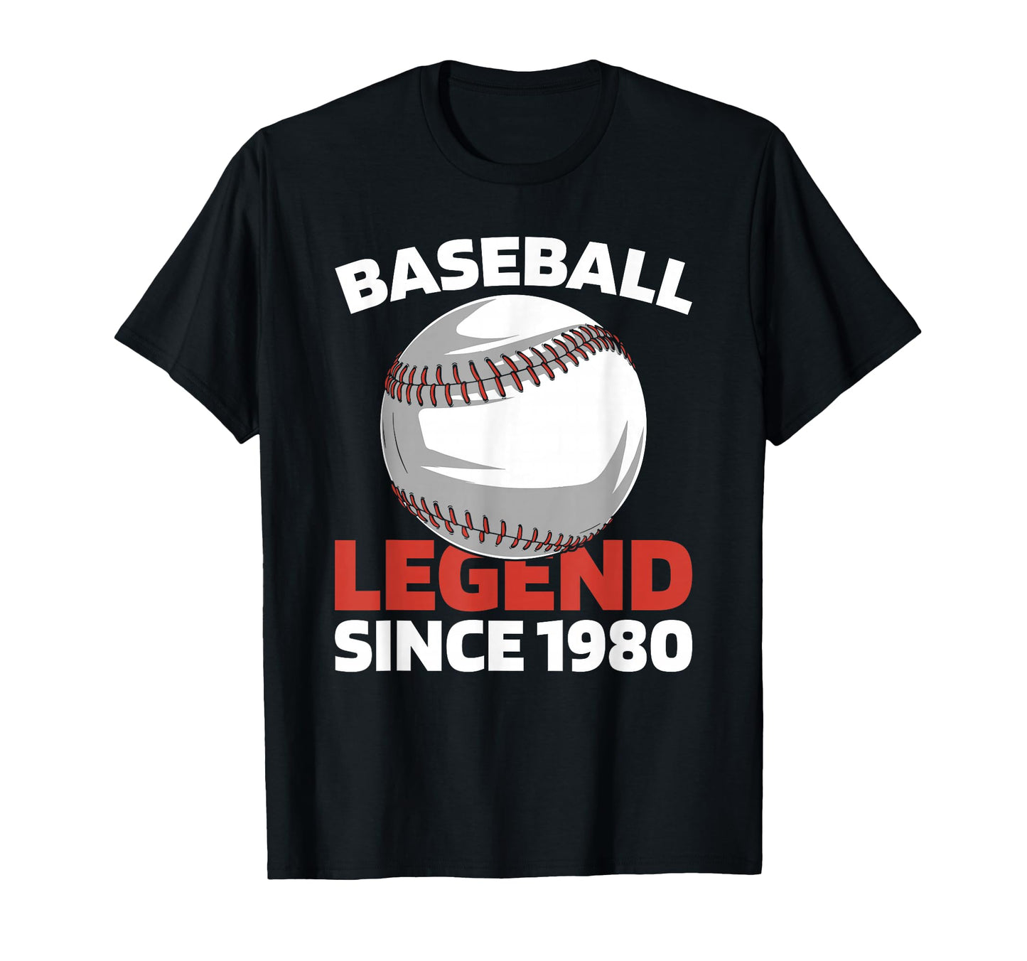 Born 1980 Baseballer Player Sport Team T-Shirt - Novelty Apparel Men Women - T-Shirt, Sweatshirt, Hoodie