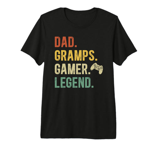 Mens Dad Gramps Gamer Gramps Gaming T-Shirt - Novelty Apparel Unisex - T-Shirt, Sweatshirt, Hoodie