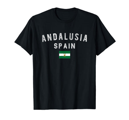 Varsity Andalusia Spain T-Shirt - Minimalist Print Men Women - T-Shirt, Sweatshirt, Hoodie