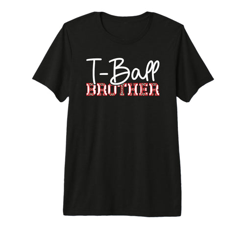 T Ball Brother Leopard Baseball T Ball T-Shirt - Fun Novelty Design Unisex - T-Shirt, Sweatshirt, Hoodie