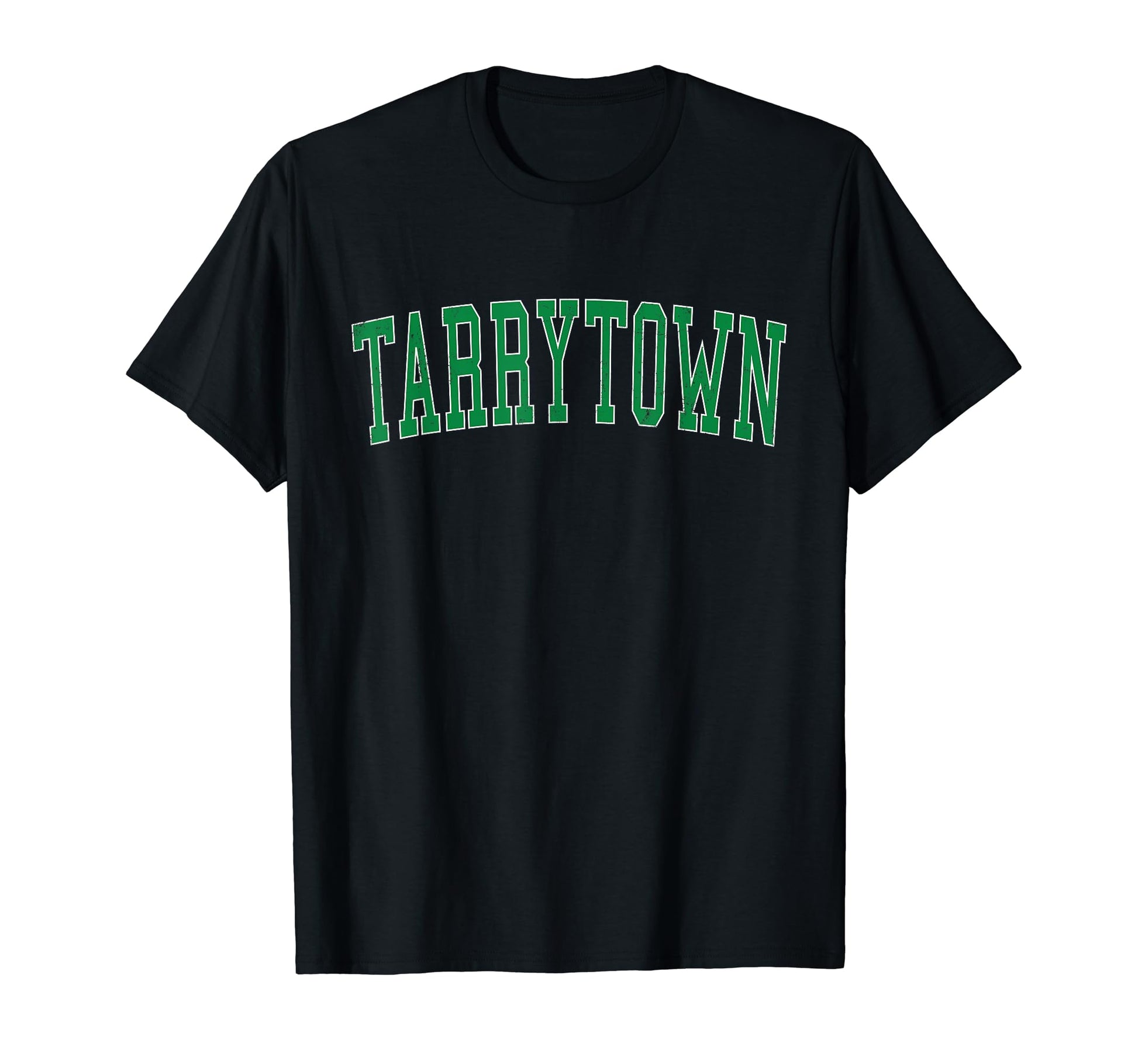 Tarrytown Ny Distressed Green T-Shirt - Aesthetic Graphic for Adults - T-Shirt, Sweatshirt, Hoodie