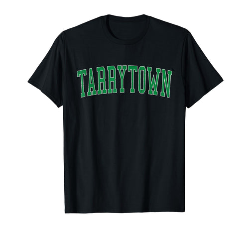 Tarrytown Ny Distressed Green T-Shirt - Aesthetic Graphic for Adults - T-Shirt, Sweatshirt, Hoodie