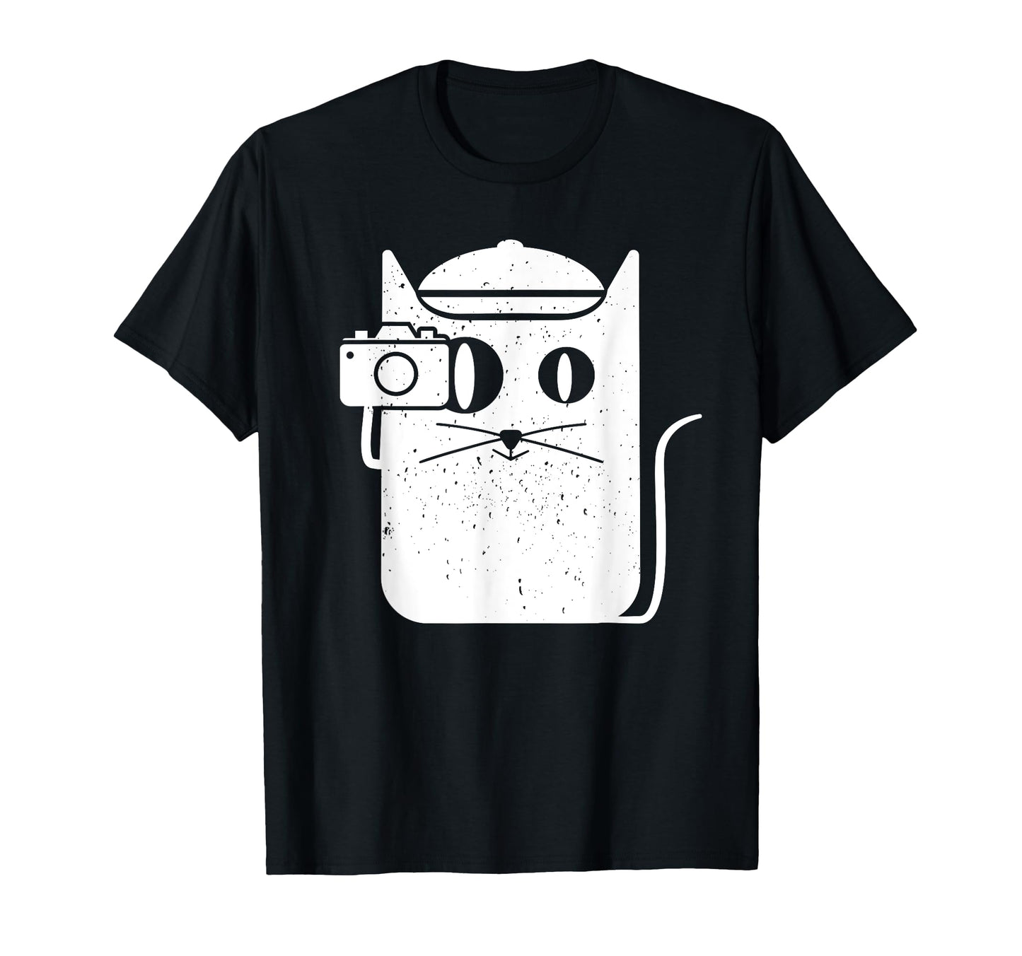 Cat Kitten Camera Photography T-Shirt - Streetwear Style for Adults - T-Shirt, Sweatshirt, Hoodie