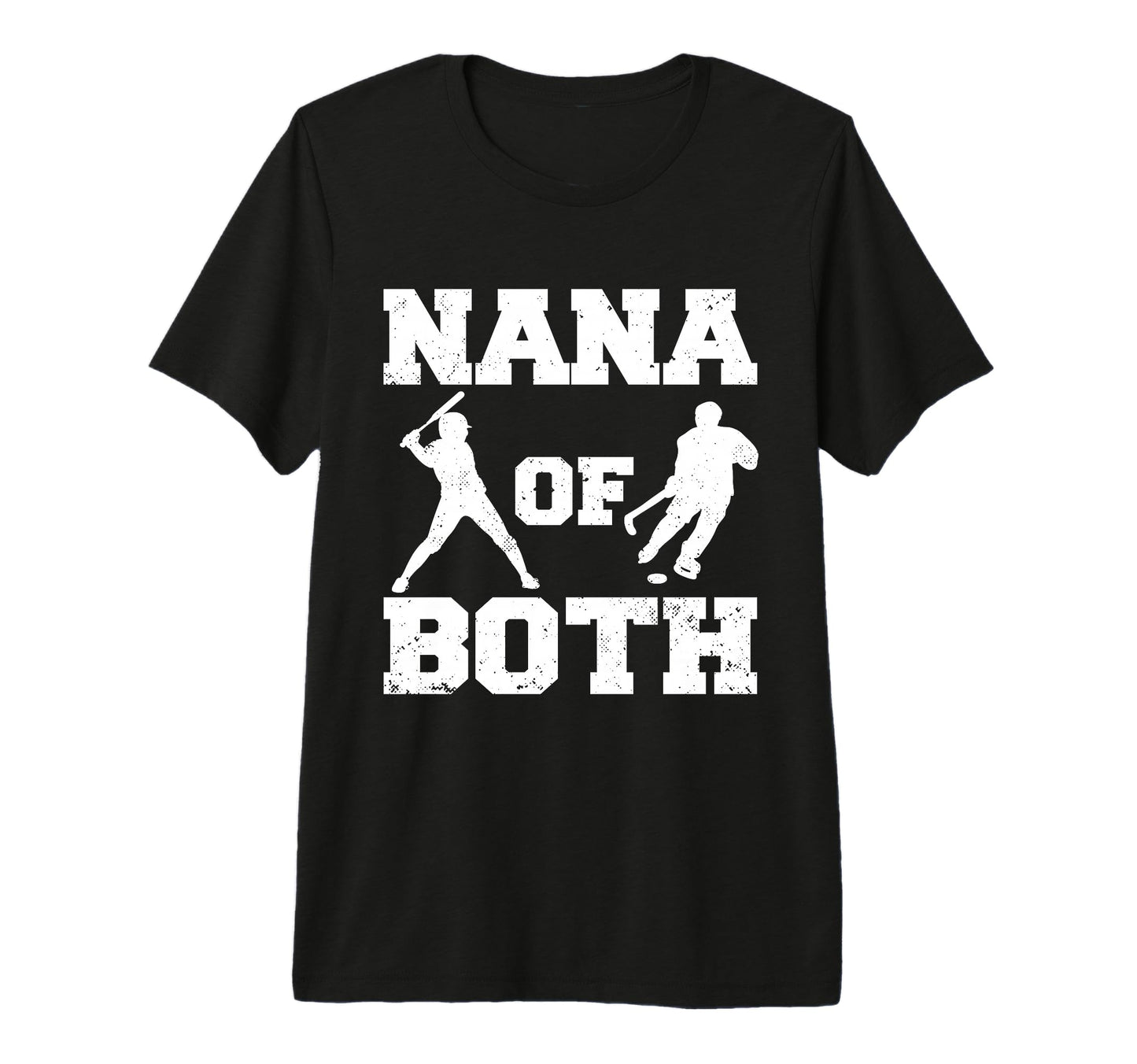 Nana Both Funny Baseball Hockey Nana T-Shirt - Aesthetic Graphic Men Women - T-Shirt, Sweatshirt, Hoodie