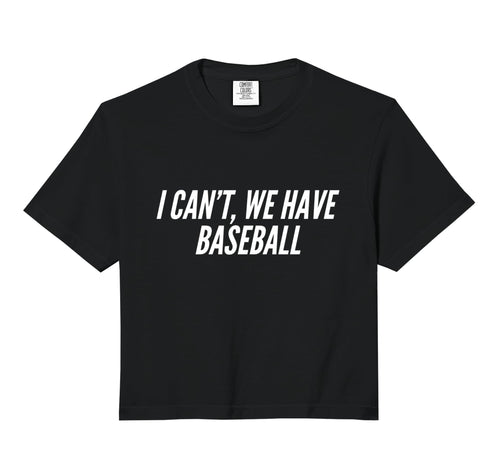 Funny Cant Have Baseball Mom Dad Parent T-Shirt - Minimalist Print Unisex - T-Shirt, Sweatshirt, Hoodie