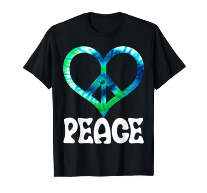 Peace Tie Love Finger Funny Hand T-Shirt - Custom Art Print for Adults - T-Shirt, Sweatshirt, Hoodie