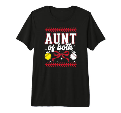 Aunt Both Coquette Baseball Softball T-Shirt - Aesthetic Graphic Unisex - T-Shirt, Sweatshirt, Hoodie