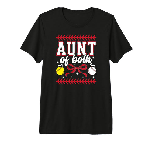 Aunt Both Coquette Baseball Softball T-Shirt - Aesthetic Graphic Unisex - T-Shirt, Sweatshirt, Hoodie