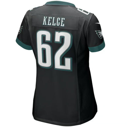 P.Eagles #62 Jason Kelce Black Stitched Player Vapor Game Football Jerseys football jersey product view 1