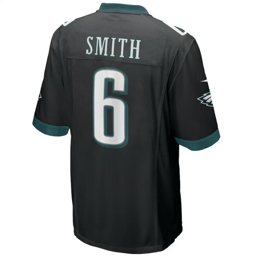 P.Eagles #6 DeVonta Smith Black Stitched Player Game Football Jerseys football jersey product view 1