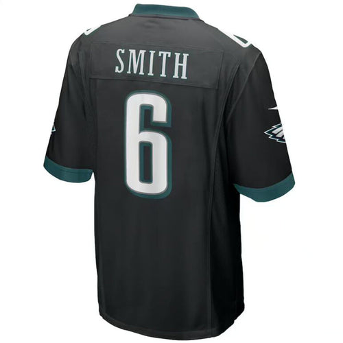 P.Eagles #6 DeVonta Smith Black Stitched Player Game Football Jerseys football jersey product view 1
