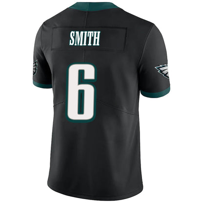 P.Eagles #6 DeVonta Smith Black Stitched Player Vapor Elite Football Jerseys football jersey product view 1