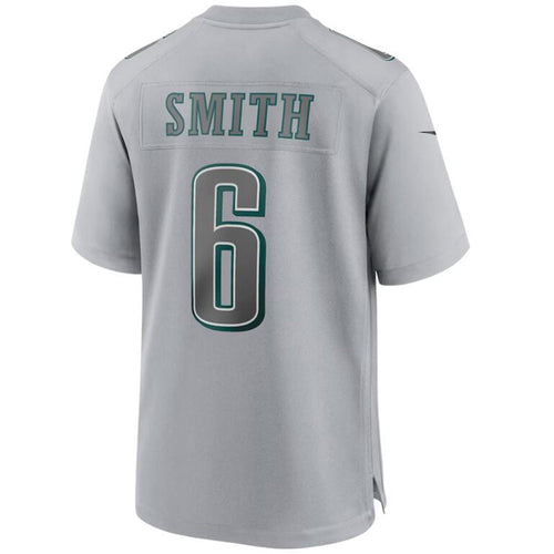 P.Eagles #6 DeVonta Smith Gray Stitched Player Game Football Jerseys football jersey product view 1