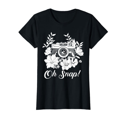 Photographer Oh Snap Funny Camera T-Shirt - Fun Novelty Design Unisex - T-Shirt, Sweatshirt, Hoodie