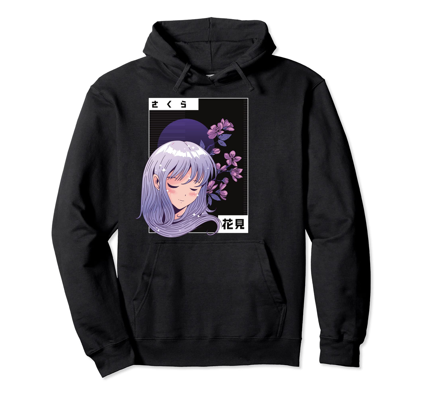 80S 90S Vaporwave Aesthetic Cherry Blossom Hoodie - Novelty Apparel Unisex - T-Shirt, Sweatshirt, Hoodie