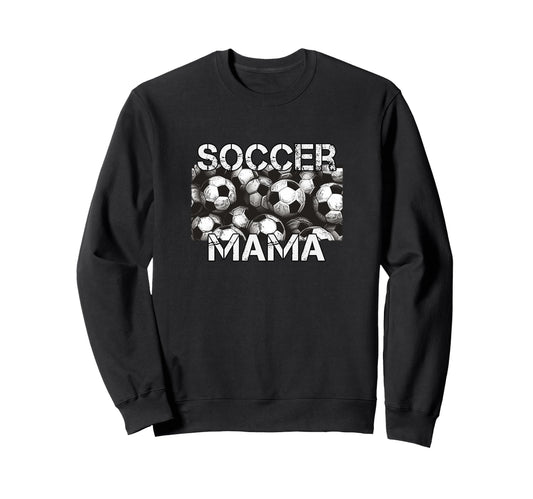 Sports Soccer Mother Mom Game Day Sweatshirt - Aesthetic Graphic Men Women - T-Shirt, Sweatshirt, Hoodie