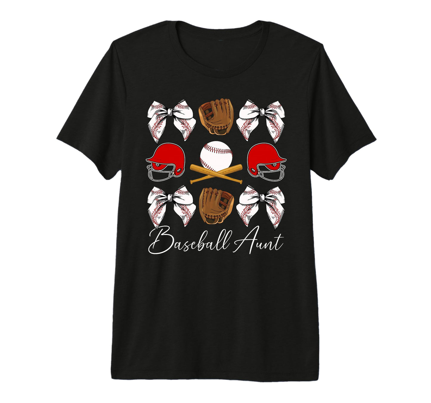 Baseball Aunt Baseball Player Auntie T-Shirt - Streetwear Style for Adults - T-Shirt, Sweatshirt, Hoodie