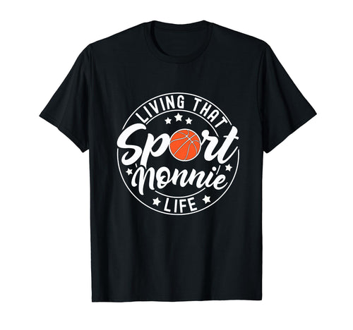 Living That Sport Nonnie Life Baseball T-Shirt - Unique Graphic Men Women - T-Shirt, Sweatshirt, Hoodie