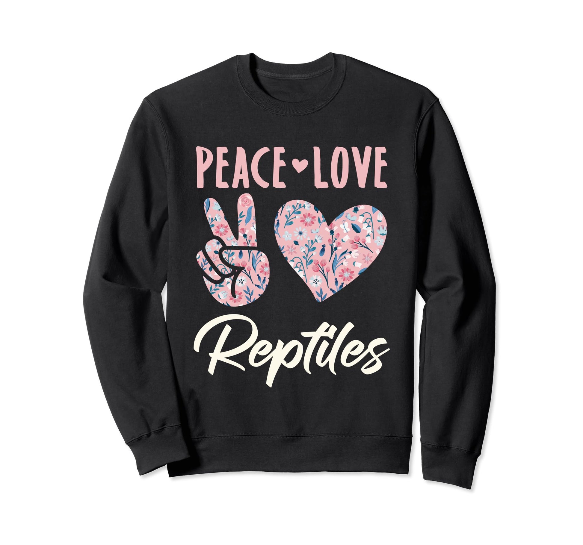 Peace Love Reptiles Gifts And Hoodie - Novelty Apparel Unisex - T-Shirt, Sweatshirt, Hoodie