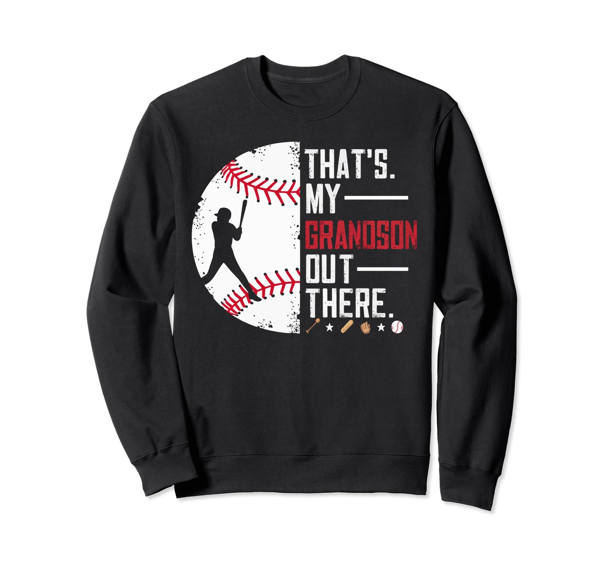Baseball Grandpa Grandfather Gramps Sweatshirt - Unique Graphic Unisex - T-Shirt, Sweatshirt, Hoodie