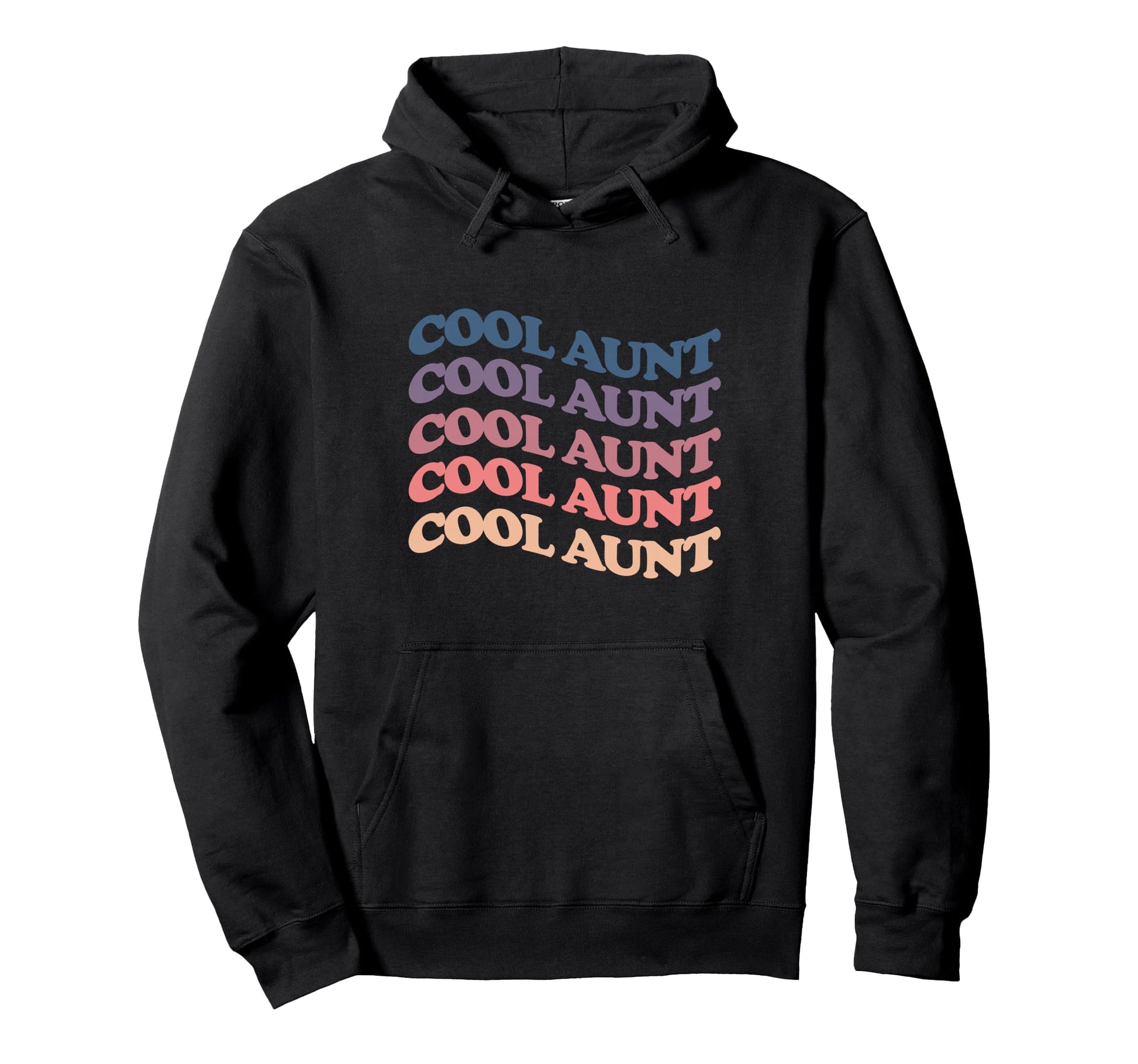 Aunt Rainbow Gift Aunts And Auntie Hoodie - Custom Art Print Men Women - T-Shirt, Sweatshirt, Hoodie